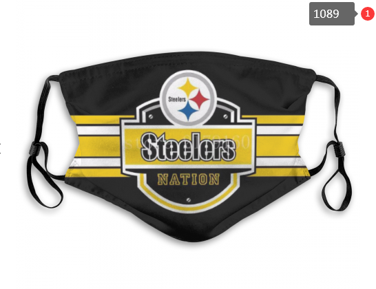 NFL Pittsburgh Steelers #29 Dust mask with filter->nfl dust mask->Sports Accessory